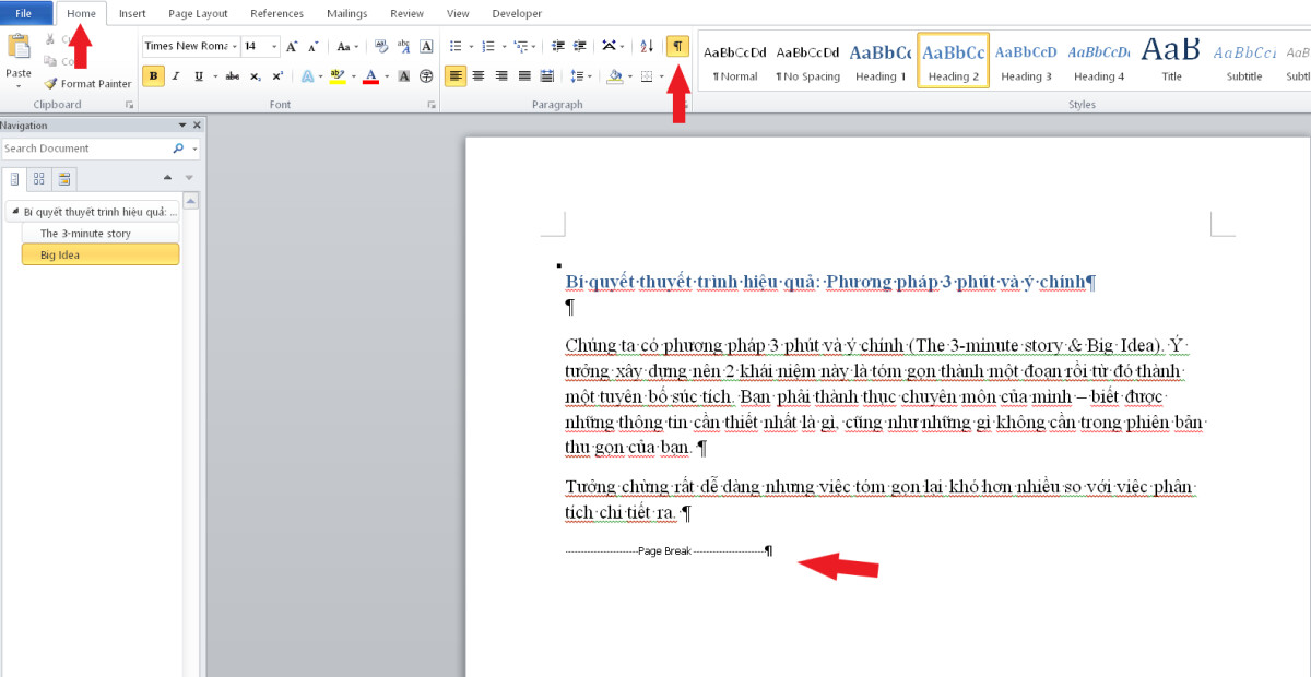 H Ng D N C Ch X A To N B Ng T O N Section Breaks Trong Word Nhanh Nh T