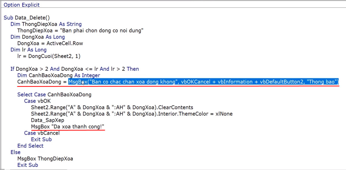 H Ng D N Chi Ti T C Ch S D Ng Msgbox Trong Vba Excel