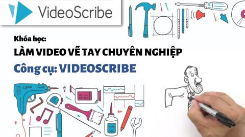 Làm chủ phần mềm biên video dạng bàn tay vẽ Videoscribe