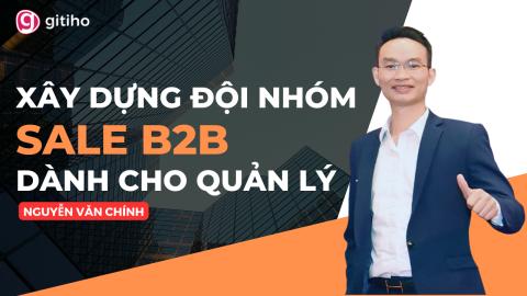 Xây dựng đội nhóm Sale B2B: Hiệu quả từ tổ chức đến vận hành thực tế