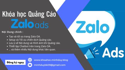 Trọn bộ quảng cáo từ A-Z trên nền tảng Zalo