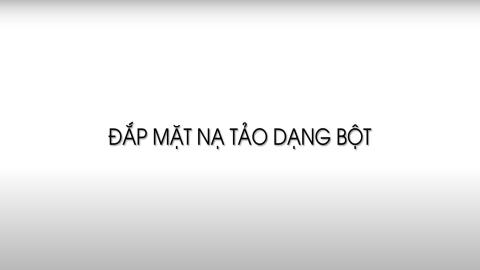 Đắp mặt nạ tảo dạng bột