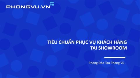 PV052 - Tiêu chuẩn phục vụ tại Cửa hàng Phong Vũ