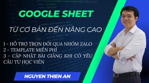 Khóa học SpreadSheet từ cơ bản đến nâng cao