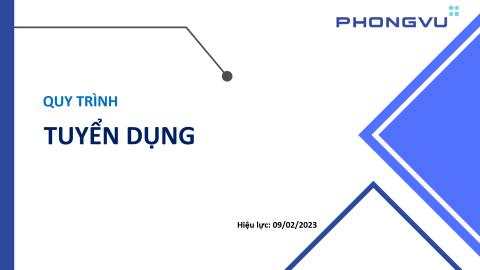SOP-Quy trình tuyển dụng