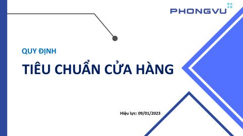 SOP-Tiêu chuẩn cửa hàng