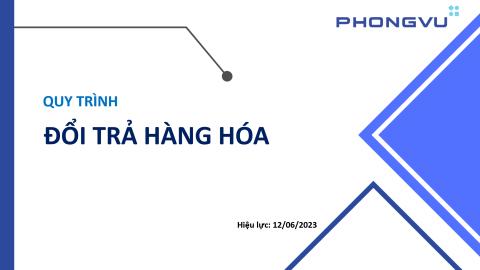 SOP-Quy trình đổi trả hàng hóa