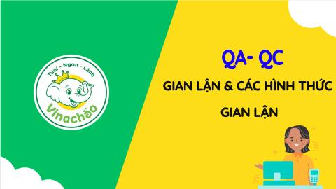 GIAN LẬN & CÁC HÌNH THỨC GIAN LẬN
