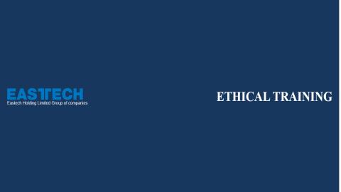 Ethical training