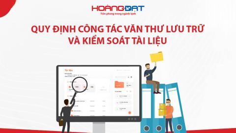 Quy định công tác Văn thư lưu trữ và Kiểm soát tài liệu