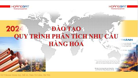 Đào tạo Quy trình Phân tích nhu cầu hàng hóa