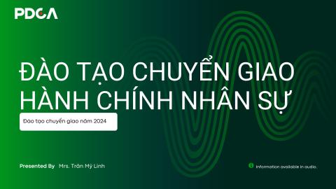 Buổi 2: Sơ đồ tổ chức - Mô tả nhiệm vụ toàn công ty