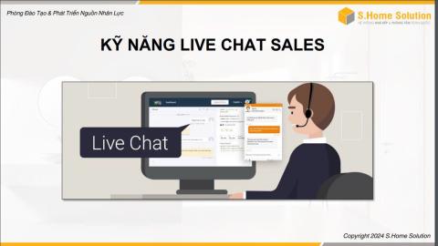 Kỹ năng Live Chat Sale tại S.Home