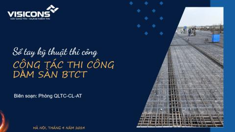 Công tác thi công Dầm sàn BTCT