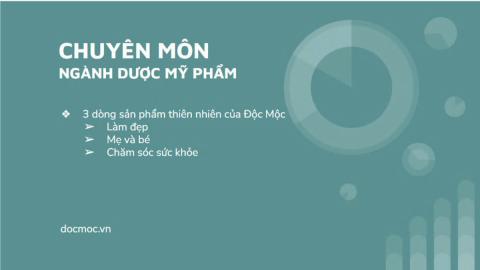 Kiến thức Dược Mỹ Phẩm Độc Mộc