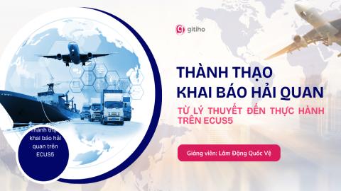 Thành thạo khai báo hải quan trên ECUS5: Từ lý thuyết đến thực hành