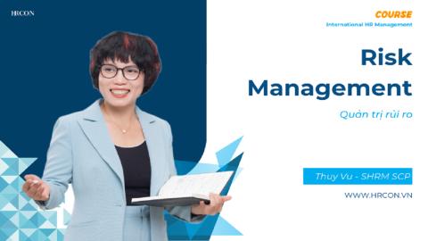 Risk Management: Quản trị rủi ro trong quản trị nguồn nhân lực