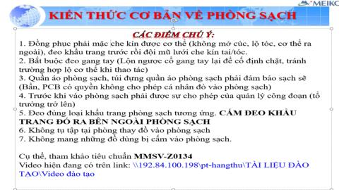 Kiến thức cơ bản về phòng sạch
