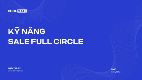 Kỹ Năng Sales Full Circle
