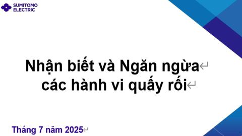 Nhận biết và ngăn ngừa các hành vi quấy rối