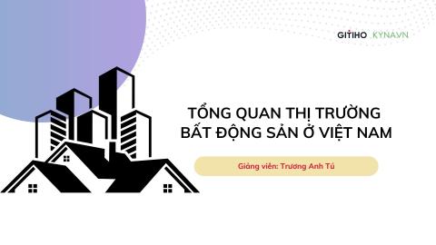 Tổng quan thị trường bất động sản ở Việt Nam