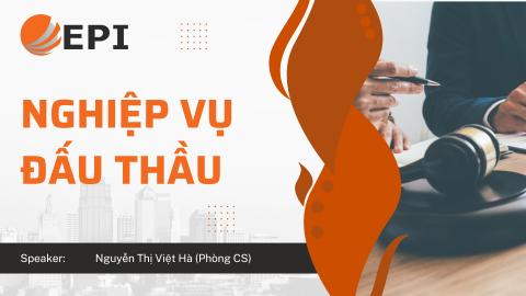 EPI - NGHIỆP VỤ ĐẤU THẦU
