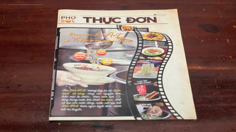 GIỚI THIỆU MENU PHỞ SOL MỚI 9 2025