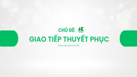 Giao tiếp thuyết phục