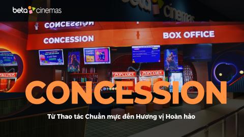 Quy trình làm việc quầy bắp nước - Concession