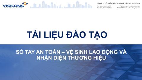 Sổ tay An toàn vệ sinh lao động và nhận diện thương hiệu