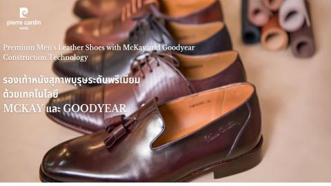 Premium Men Leather Shoes with McKay and Goodyear Construction Technology