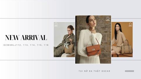Bộ sưu tập Túi nữ da thật Oscar 112 113 114 115 116 mang phong cách thanh lịch hiện đại