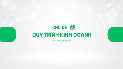 Quy trình kinh doanh