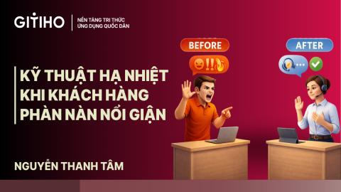 Kỹ thuật hạ nhiệt khi khách hàng phàn nàn nổi giận