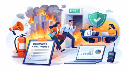 Kịch bản kinh doanh và vận hành liên tục khi xảy ra hỏa hoạn