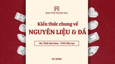 Kiến thức sản phẩm - Nguyên liệu và đá