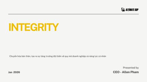 Vanto - Integrity for Employee