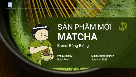 Đào tạo Sản phẩm mới - Bông Biêng - Series Matcha - Tháng 5-2026