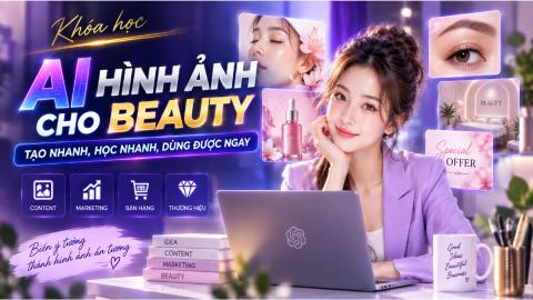 AI Hình Ảnh Cho Beauty – Tạo Nhanh, Học Nhanh, Dùng Được Ngay