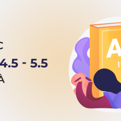 Khóa học IELTS nền tảng mục tiêu 4.5–5.5: Ngữ pháp – viết – nói