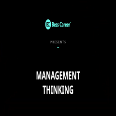 Management Thinking: Phát triển năng lực quản trị nền tảng