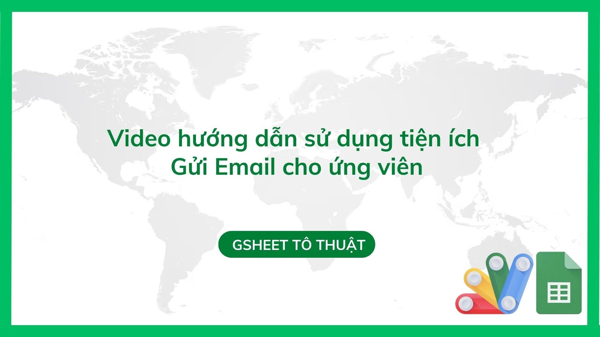 Khóa học gửi email tự động bằng Google Apps Script từ A-Z
