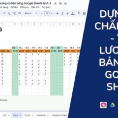 Từng bước dựng file chấm công - tính lương cơ bản bằng Google Sheets từ A-Z