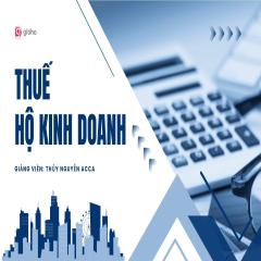 Thuế dành cho hộ kinh doanh (HKD)