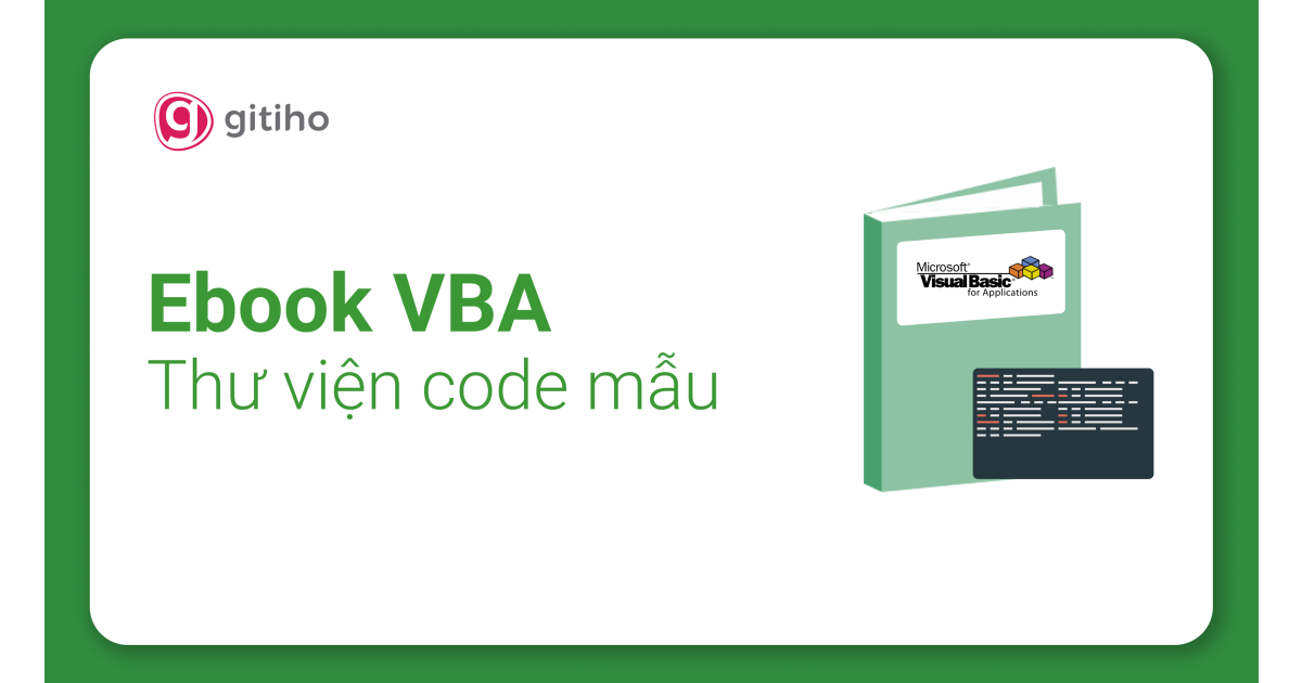 Ebook thư viện code mẫu VBA