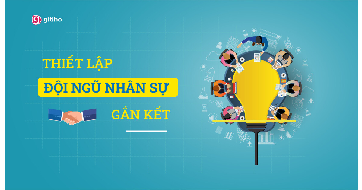 Thiết lập đội ngũ nhân sự gắn kết