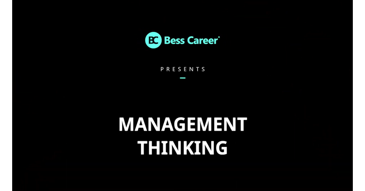 Management Thinking: Phát triển năng lực quản trị nền tảng