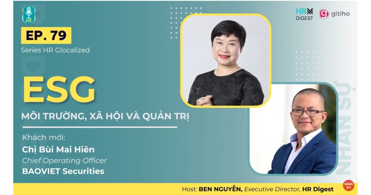 ESG: Môi trường, xã hội và quản trị