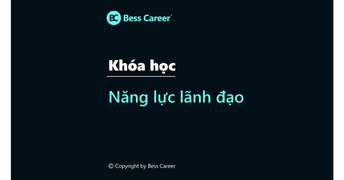 Năng lực lãnh đạo - Đột phá trong công việc