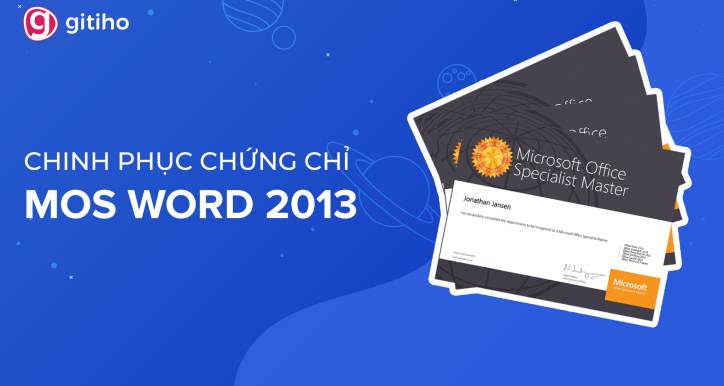 MOSW: Chinh phục MOS Word 2013 cùng Nimbus